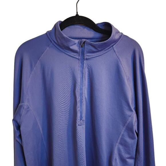 Stoic Womens Performance Jacket Quarter Zip Long Sleeve Purple XL - Picture 3 of 7